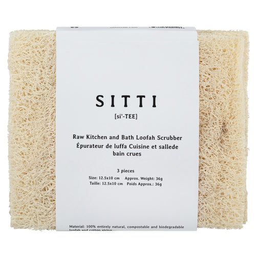 Sitti - Raw Kitchen and Bath Natural Loofah Scrubber