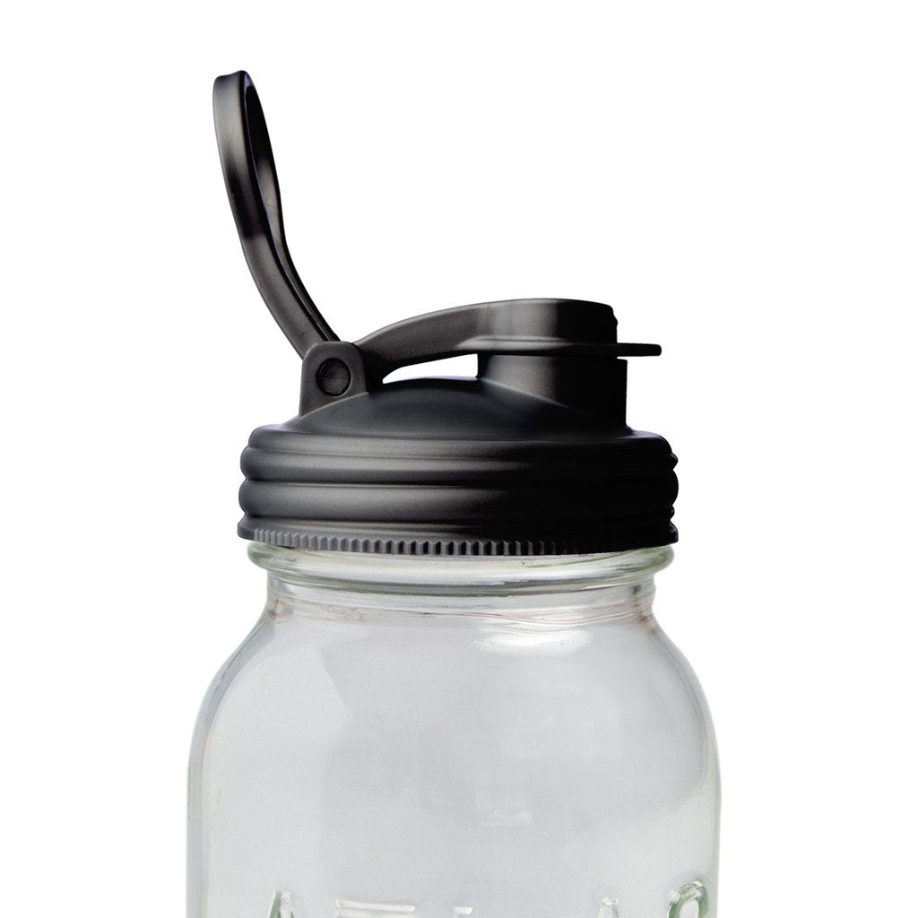 Mason Jar Adapter Wide Mouth Jar Flip Cap The Simple Concept