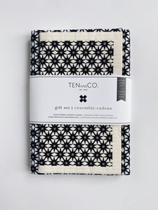 Ten and Co. -  Gift Sets - Sponge Cloth + Tea Towel - 4 Styles
