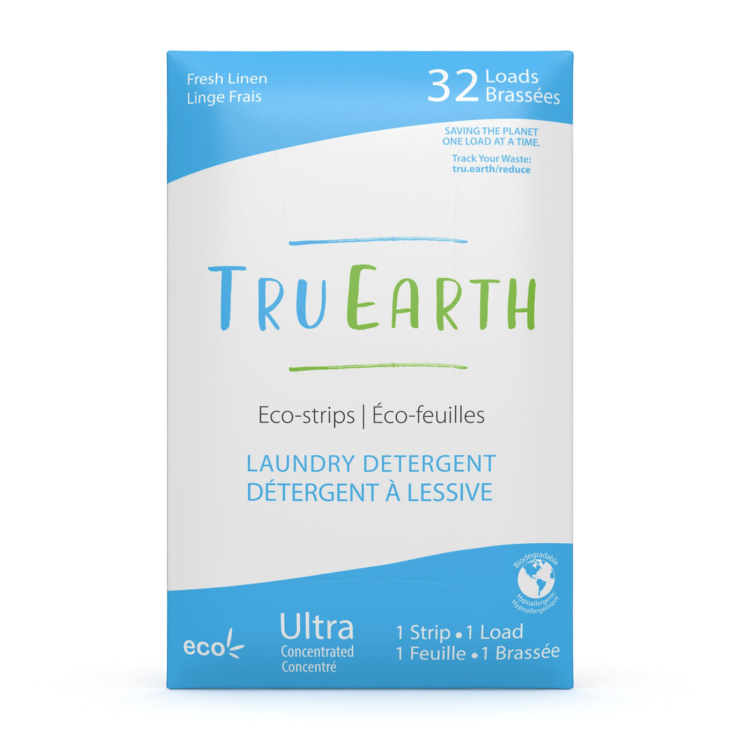Tru Earth - Laundry Detergent - Fresh Linen Eco Strips