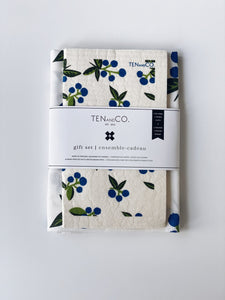 Ten and Co. - Gift Set - Tea Towel & Sponge Cloth Combo - Regular Prints