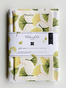 Ten and Co. - Gift Set - Tea Towel & Sponge Cloth Combo - Regular Prints