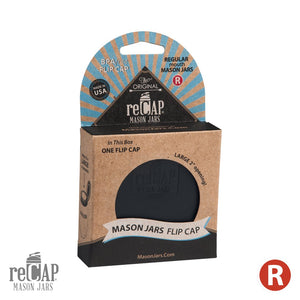 Mason Jar Adapter - Wide Flip Cap