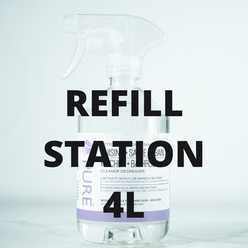 PURE - Kitchen & Bathroom Cleaner - REFILL STATION
