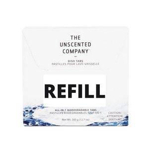 The Unscented Company - Dishwasher Tabs - REFILL JAR or BULK by the tab