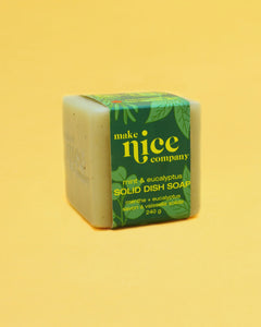 Make Nice Company - Mint Eucalyptus Solid Dish Soap