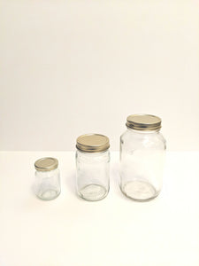 Empty Mason Jars with Lid